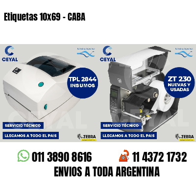 Etiquetas 10x69 - CABA