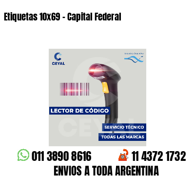 Etiquetas 10x69 - Capital Federal