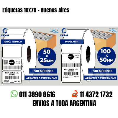 Etiquetas 10x70 - Buenos Aires