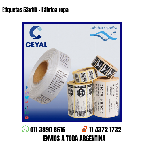 Etiquetas 53×110 – Fábrica ropa