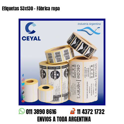 Etiquetas 53×130 – Fábrica ropa