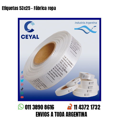 Etiquetas 53×25 – Fábrica ropa