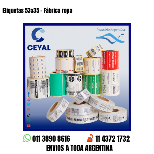 Etiquetas 53×35 – Fábrica ropa
