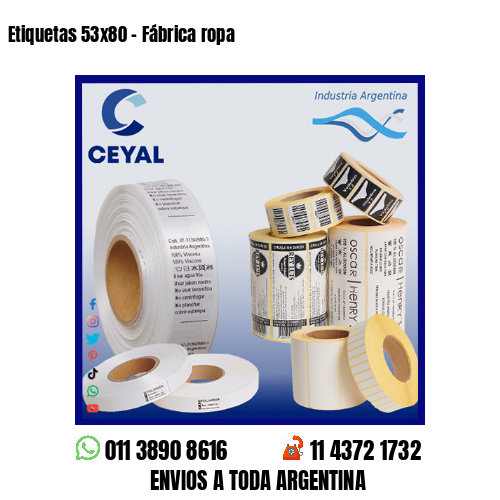 Etiquetas 53×80 – Fábrica ropa