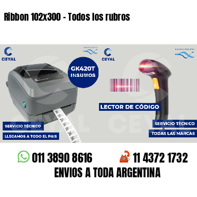 Ribbon 102x300 - Todos los rubros