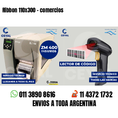 Ribbon 110x300 - comercios