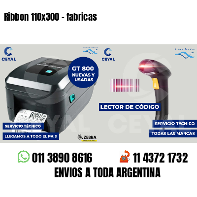 Ribbon 110x300 - fabricas
