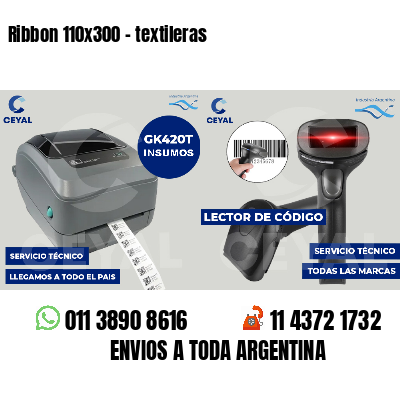 Ribbon 110x300 - textileras