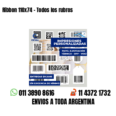 Ribbon 110x74 - Todos los rubros