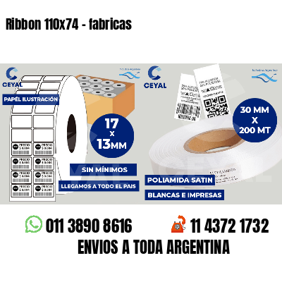 Ribbon 110x74 - fabricas