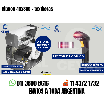 Ribbon 40x300 - textileras