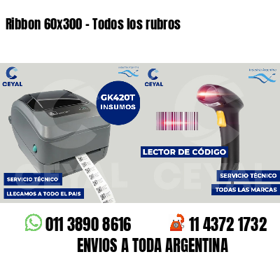 Ribbon 60x300 - Todos los rubros