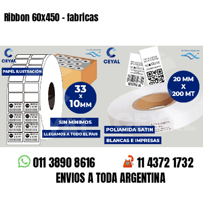 Ribbon 60x450 - fabricas