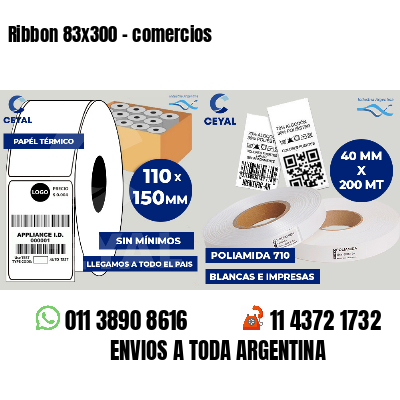 Ribbon 83x300 - comercios