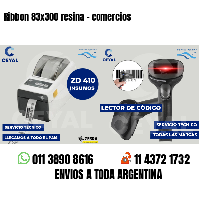 Ribbon 83x300 resina - comercios