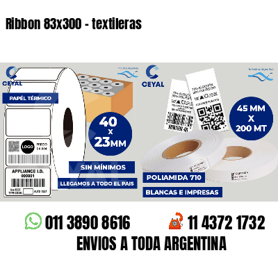 Ribbon 83x300 - textileras