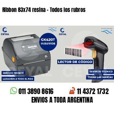Ribbon 83x74 resina - Todos los rubros