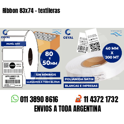 Ribbon 83x74 - textileras