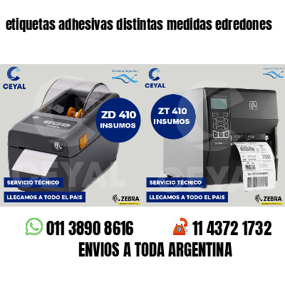 etiquetas adhesivas distintas medidas edredones