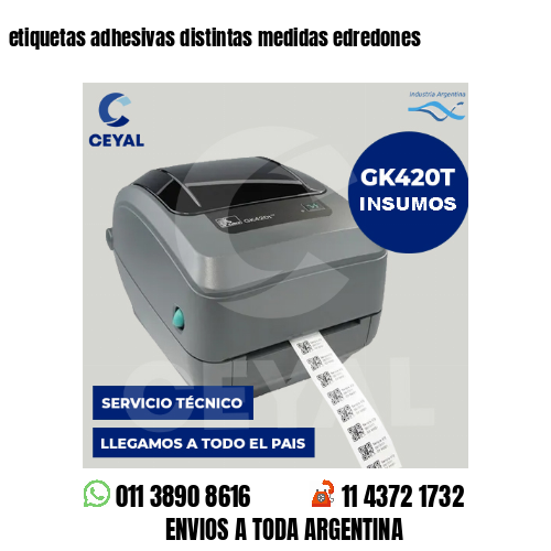 etiquetas adhesivas distintas medidas edredones