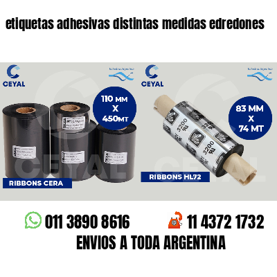 etiquetas adhesivas distintas medidas edredones