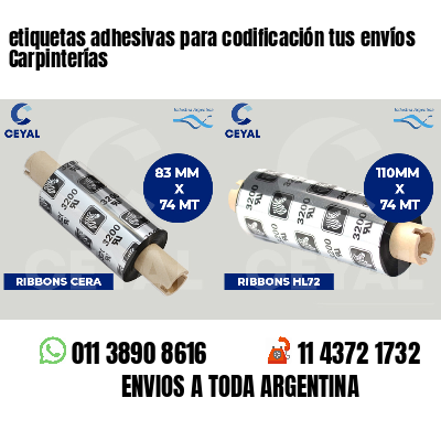etiquetas adhesivas para codificación tus envíos Carpinterías