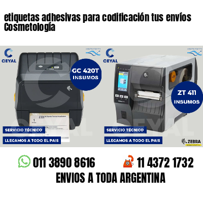 etiquetas adhesivas para codificación tus envíos Cosmetología