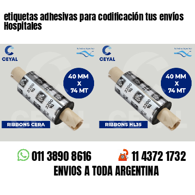 etiquetas adhesivas para codificación tus envíos Hospitales