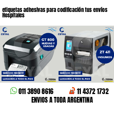 etiquetas adhesivas para codificación tus envíos Hospitales