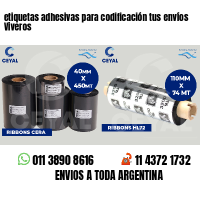 etiquetas adhesivas para codificación tus envíos Viveros