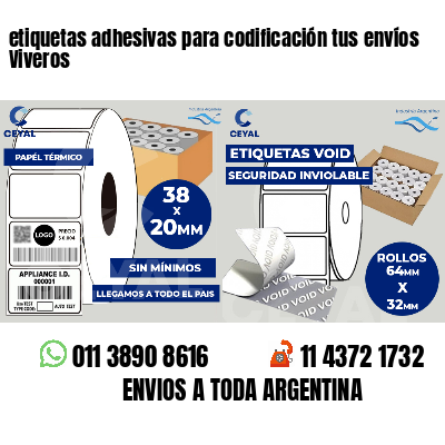 etiquetas adhesivas para codificación tus envíos Viveros
