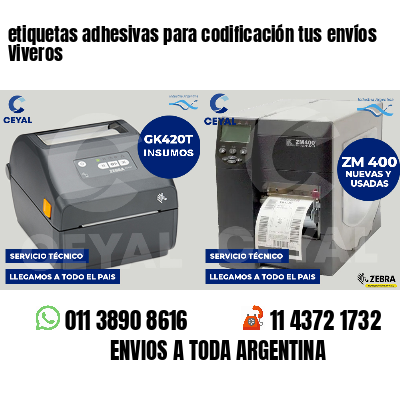 etiquetas adhesivas para codificación tus envíos Viveros