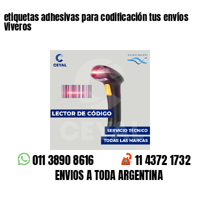 etiquetas adhesivas para codificación tus envíos Viveros