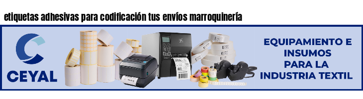 etiquetas adhesivas para codificación tus envíos marroquinería