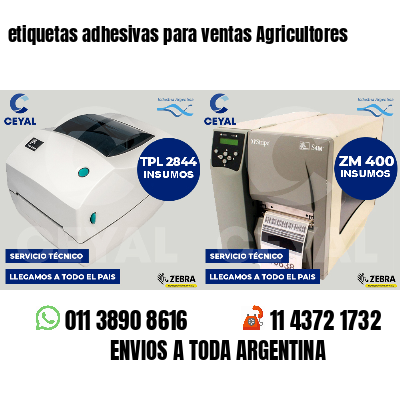 etiquetas adhesivas para ventas Agricultores