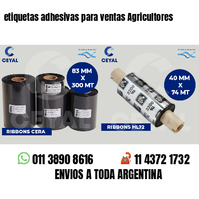 etiquetas adhesivas para ventas Agricultores