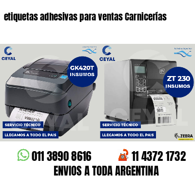 etiquetas adhesivas para ventas Carnicerías