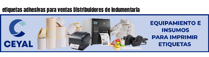 etiquetas adhesivas para ventas Distribuidores de indumentaria