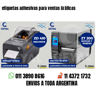 etiquetas adhesivas para ventas Gráficas