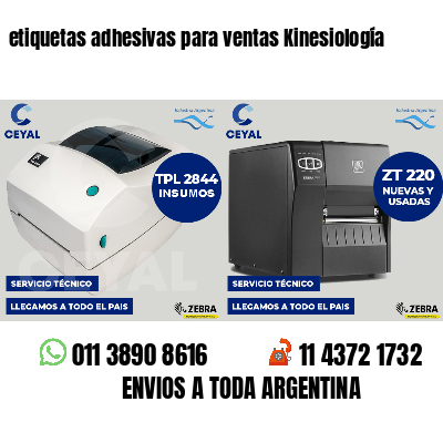 etiquetas adhesivas para ventas Kinesiología