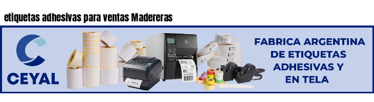 etiquetas adhesivas para ventas Madereras