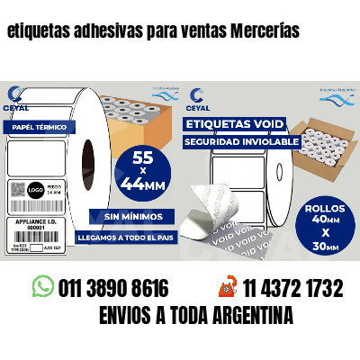 etiquetas adhesivas para ventas Mercerías