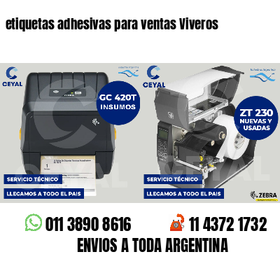 etiquetas adhesivas para ventas Viveros
