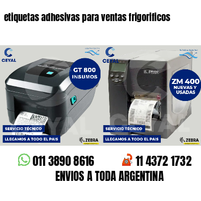 etiquetas adhesivas para ventas frigorificos