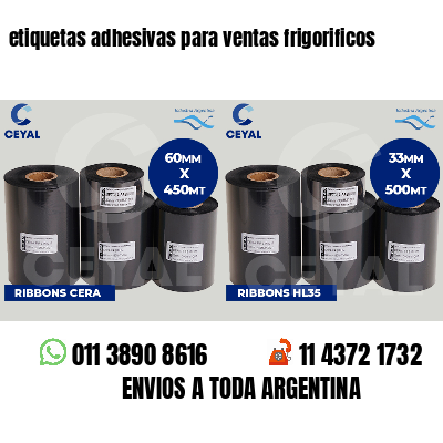 etiquetas adhesivas para ventas frigorificos