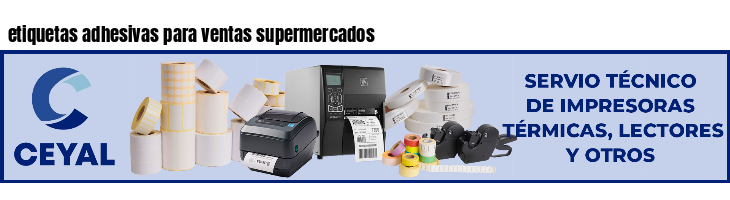 etiquetas adhesivas para ventas supermercados