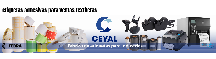 etiquetas adhesivas para ventas textileras