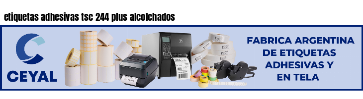 etiquetas adhesivas tsc 244 plus alcolchados