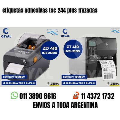 etiquetas adhesivas tsc 244 plus frazadas