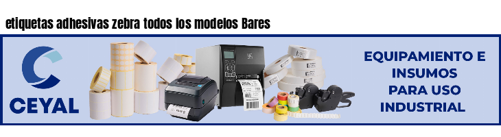 etiquetas adhesivas zebra todos los modelos Bares